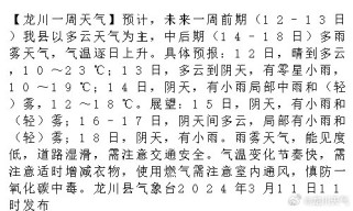 龙川天气查询指南：掌握精准预报，轻松应对四季变化